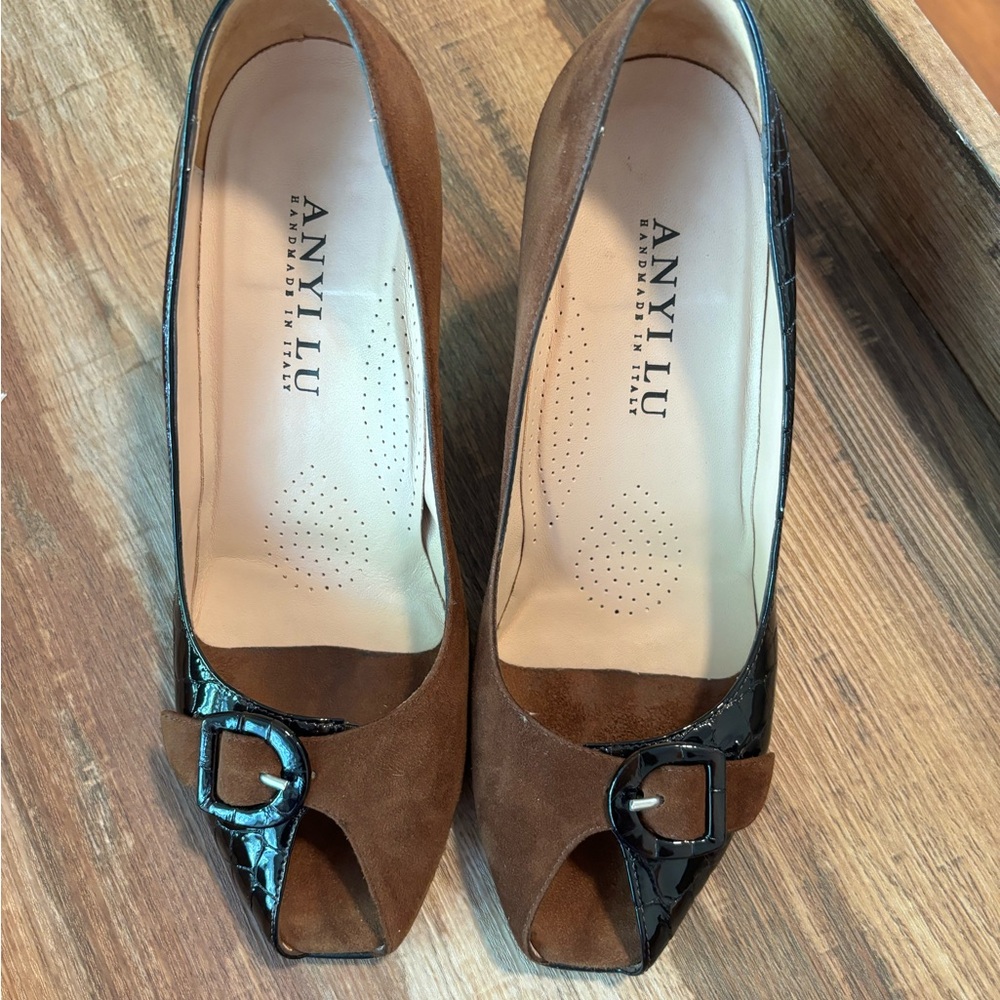 Anyi Lu Two-Tone Heels